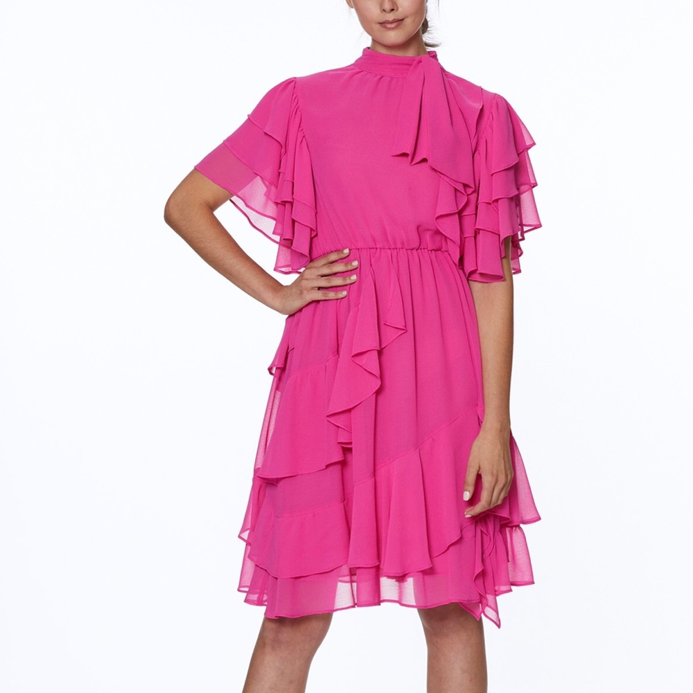 INSPR. INSPR-D by Natalie Off Duty Pink Dress